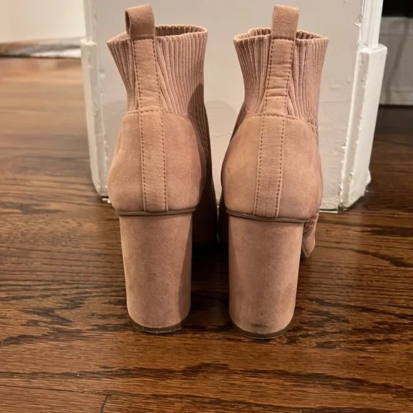 Nordstrom BP Blush Pink Heel Booties - Picture 4 of 8